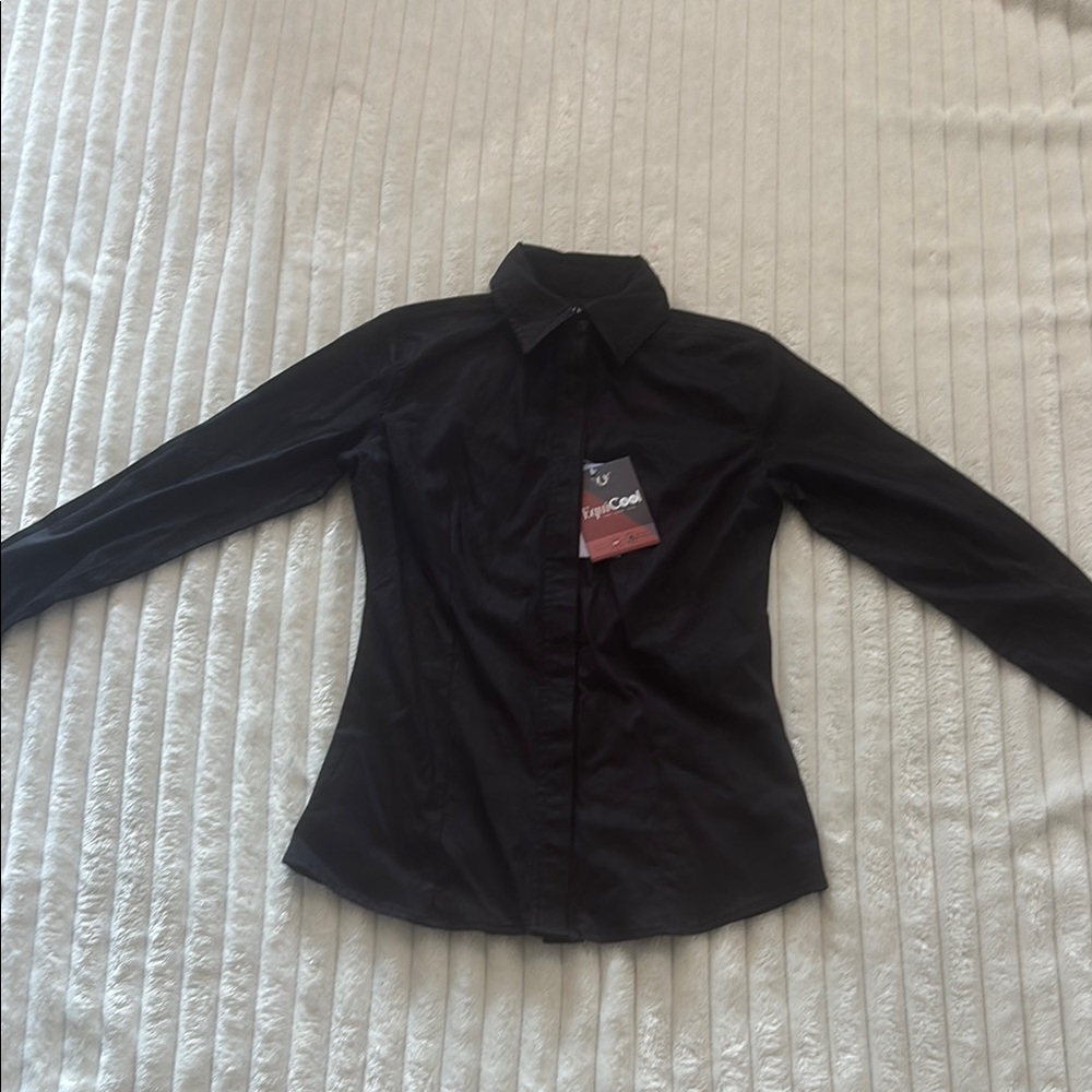 Black Women's Jersey Top